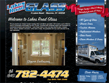 Tablet Screenshot of lakesroadglass.com